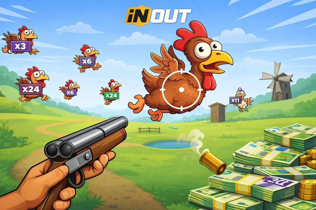 Chicken Shoot InOut Games : jeu casino ou arnaque ?